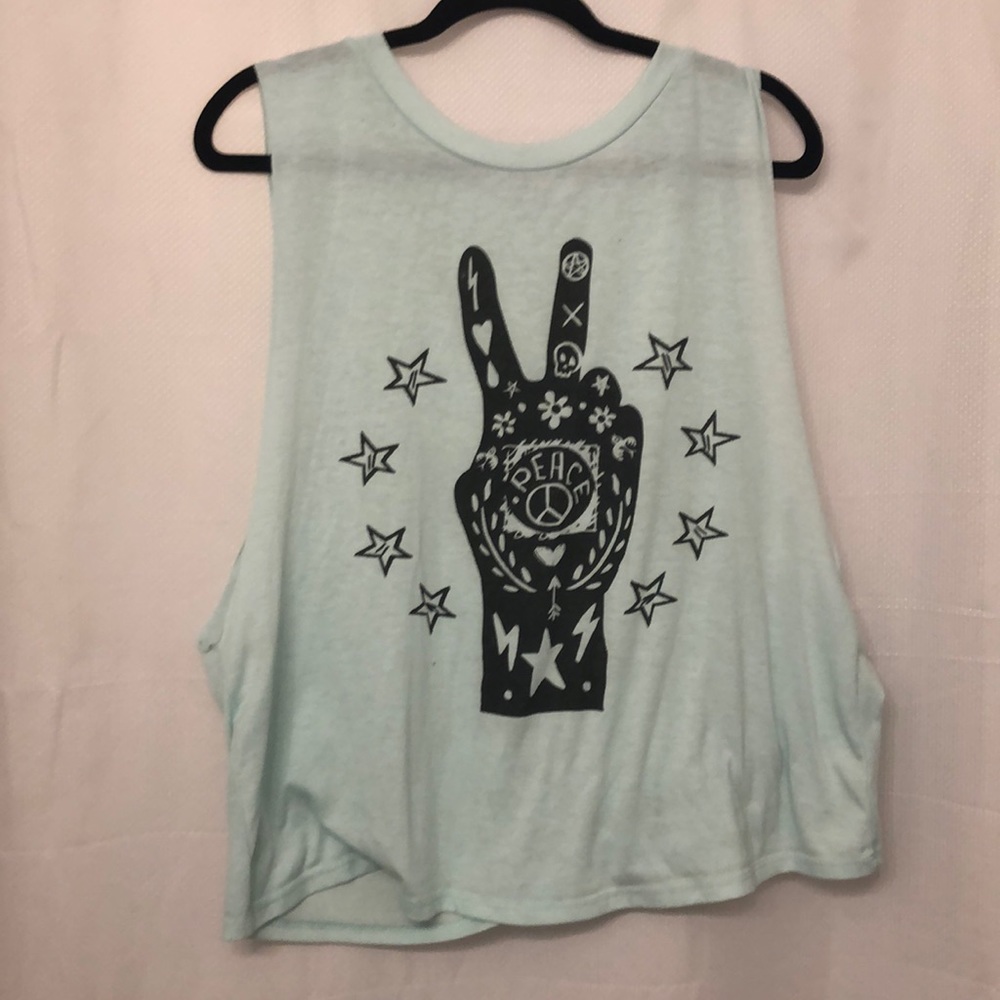 B Sharp Mint Green Muscle Tank